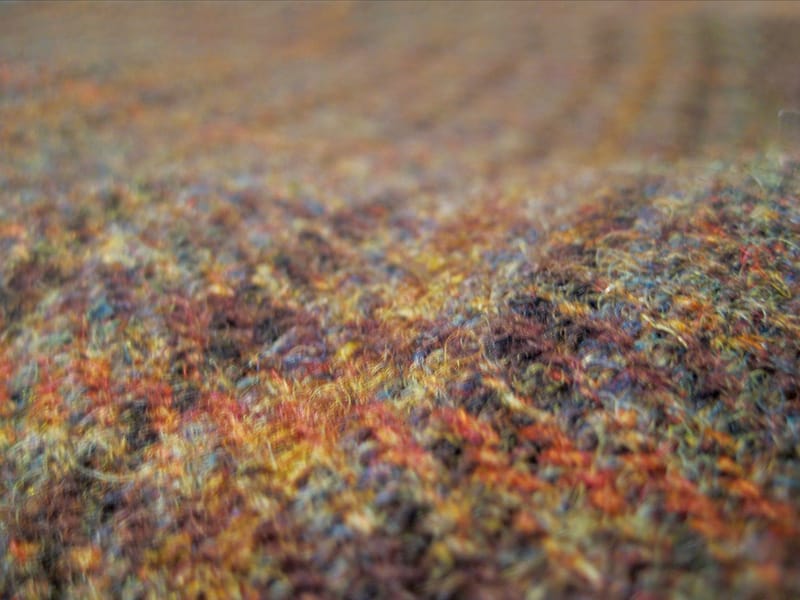 Harris Tweed tissé à la main dans les Hébrides extérieures