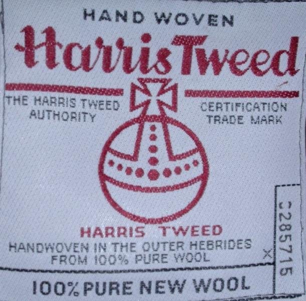 Le label Orb Mark, estampille officielle du Harris Tweed