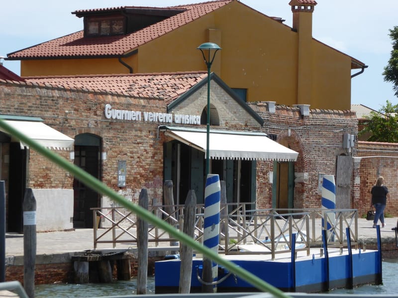 Devanture de la vetreria Guarnieri sur le Fondamenta dei Vetrai, Murano