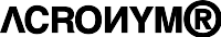 Acronym logo